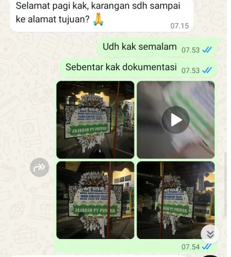 Pengiriman Papan Bunga Selamat Karangrejo Kutoarjo