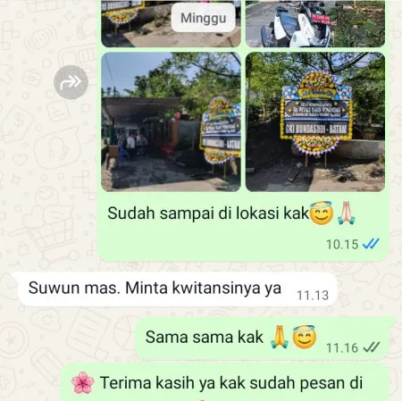Pengiriman Papan Bunga Duka Karangrejo Kutoarjo