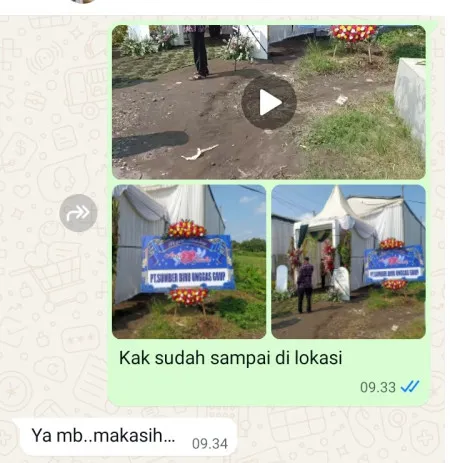 Pengiriman Karangan Bunga Karangrejo Kutoarjo