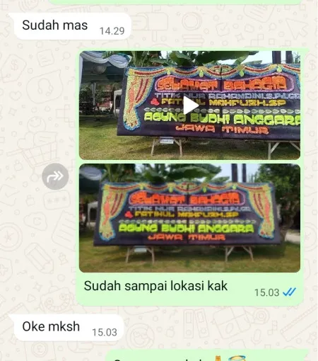 Pengiriman Papan Bunga Karangrejo Kutoarjo