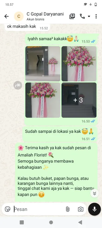 Pengiriman Karangan Bunga Karangrejo Kutoarjo